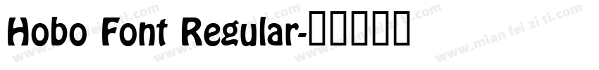 Hobo Font Regular字体转换